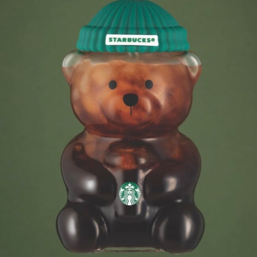 Viral Starbucks Glass Bear Cup Bearista 2025 Limited Edition